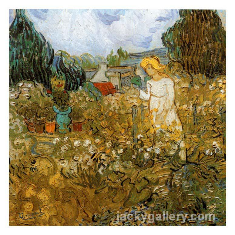 Marguerite Gachet Dans Son Jardin, Van Gogh painting